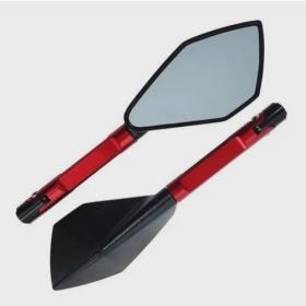 Retrovisor Esportivo Vermelho 5 Pontas